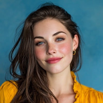 The thumbnail of a beautiful girl with long hair