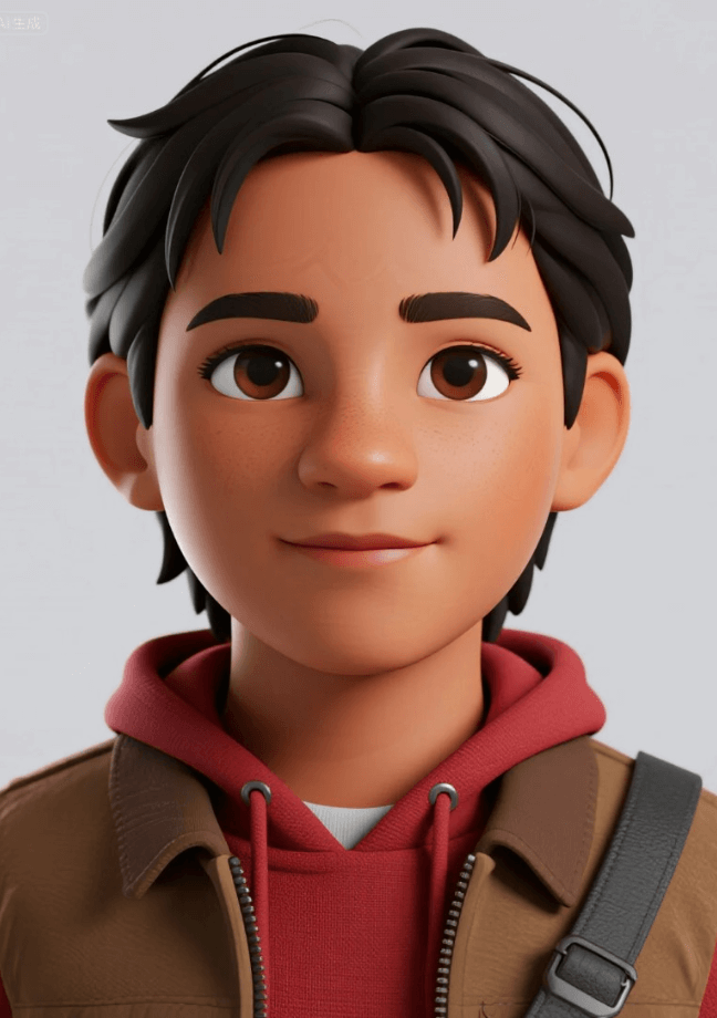 3d tanned boy avatar picture