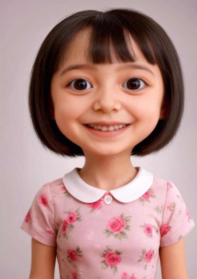 Caricature Female Kid