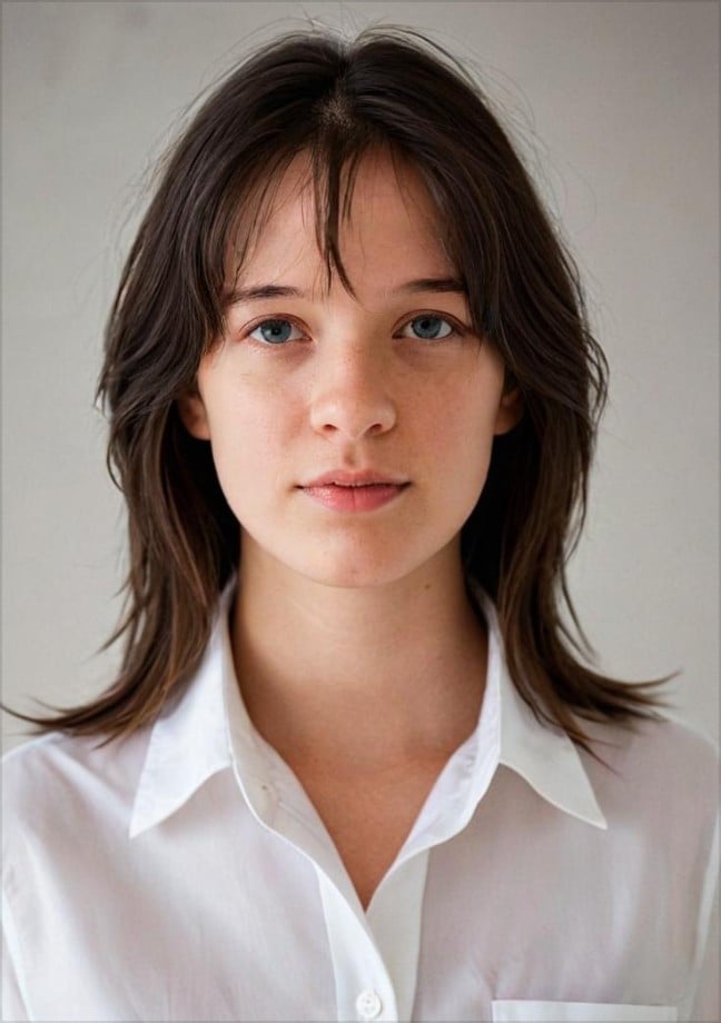 ID photo female sample 1