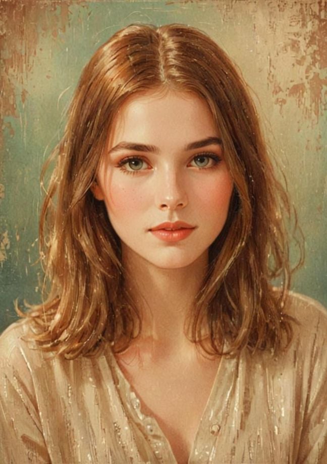 Vintage Female Character