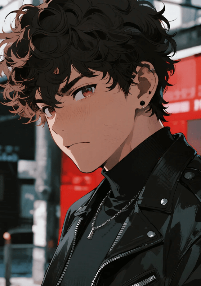 Anime asian boy avatar picture