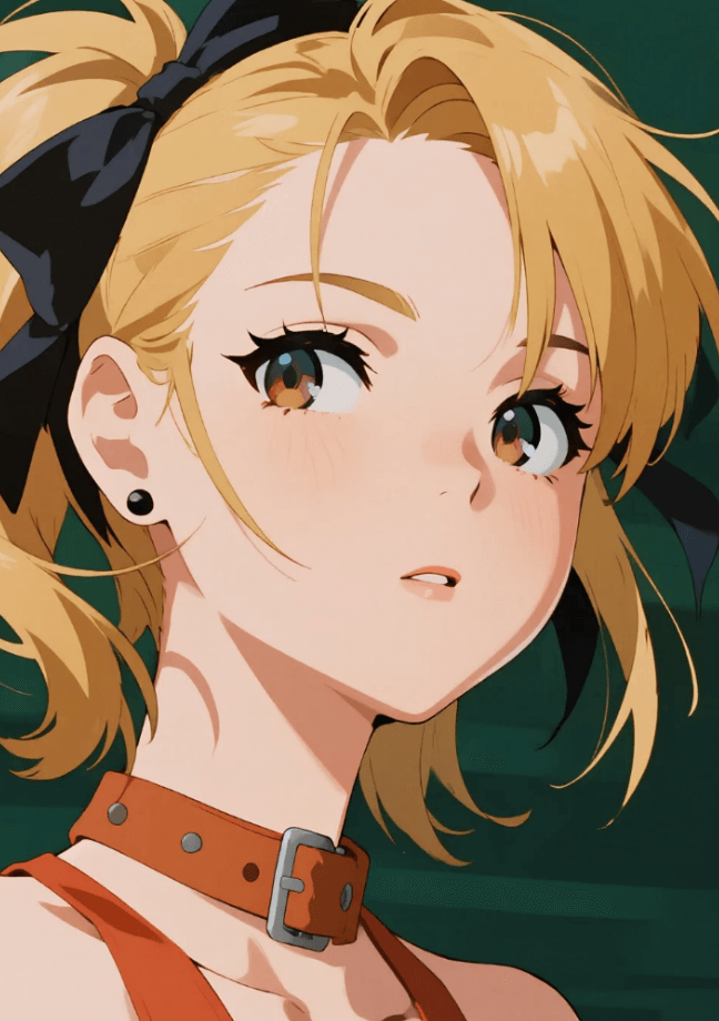 Anime white girl avatar picture