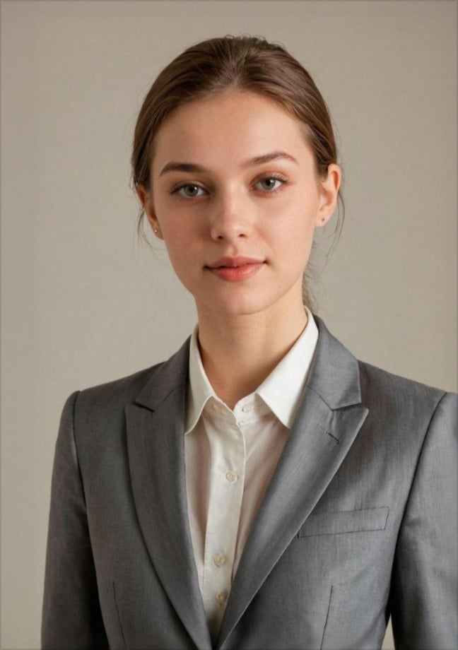 Business portrait female sample 1