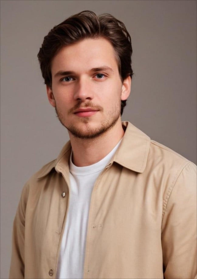 Casual headshoot male sample 2