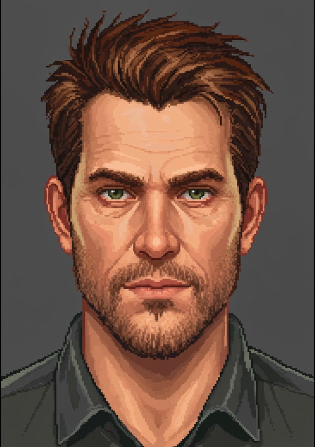 Pixel art male