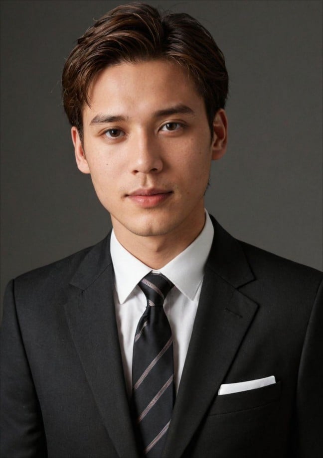 Professional business headshot male sample 2