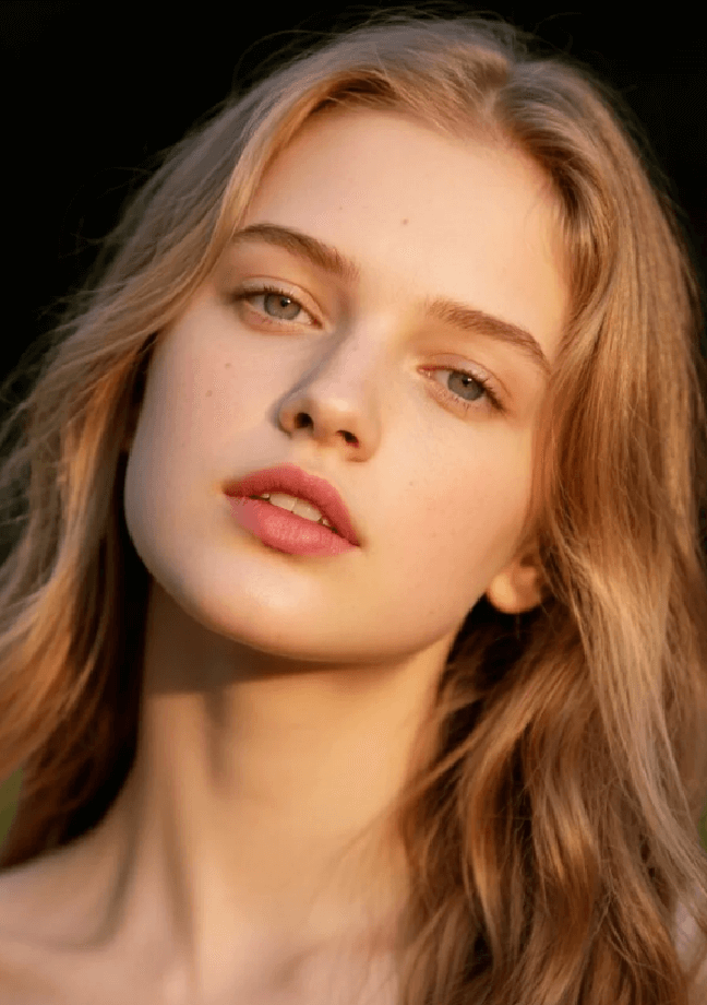 Real white woman avatar picture