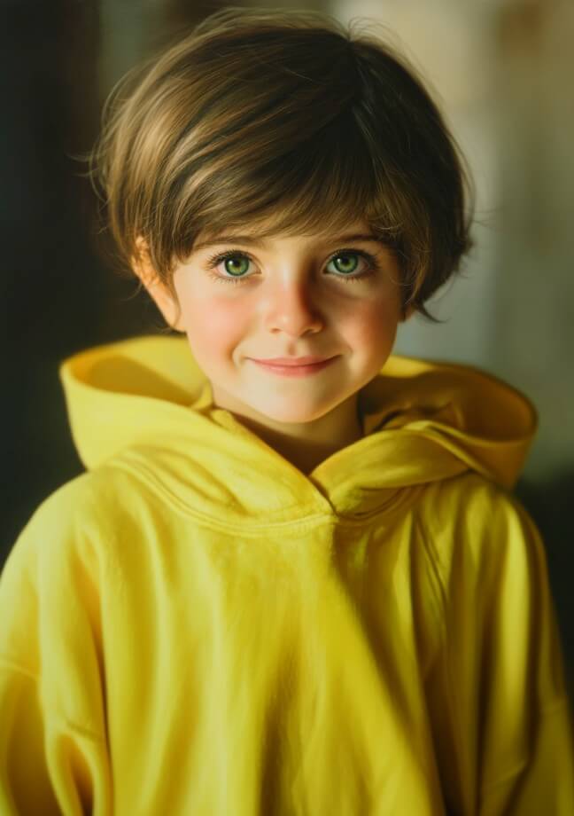 Use ai to create a realistic boy