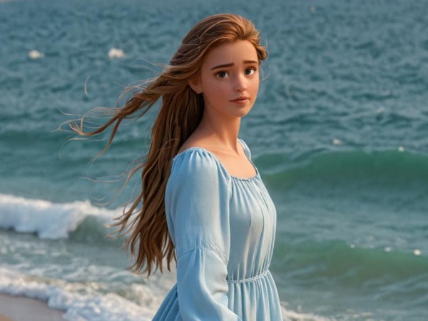 AI game art portrait style