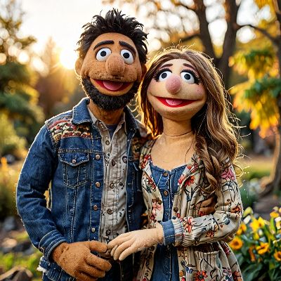 Muppet cartoon character