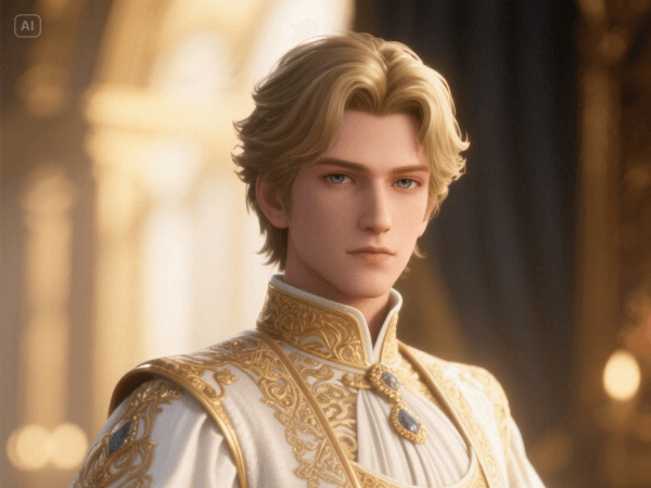 A showcase image of a boy in 3d anime style