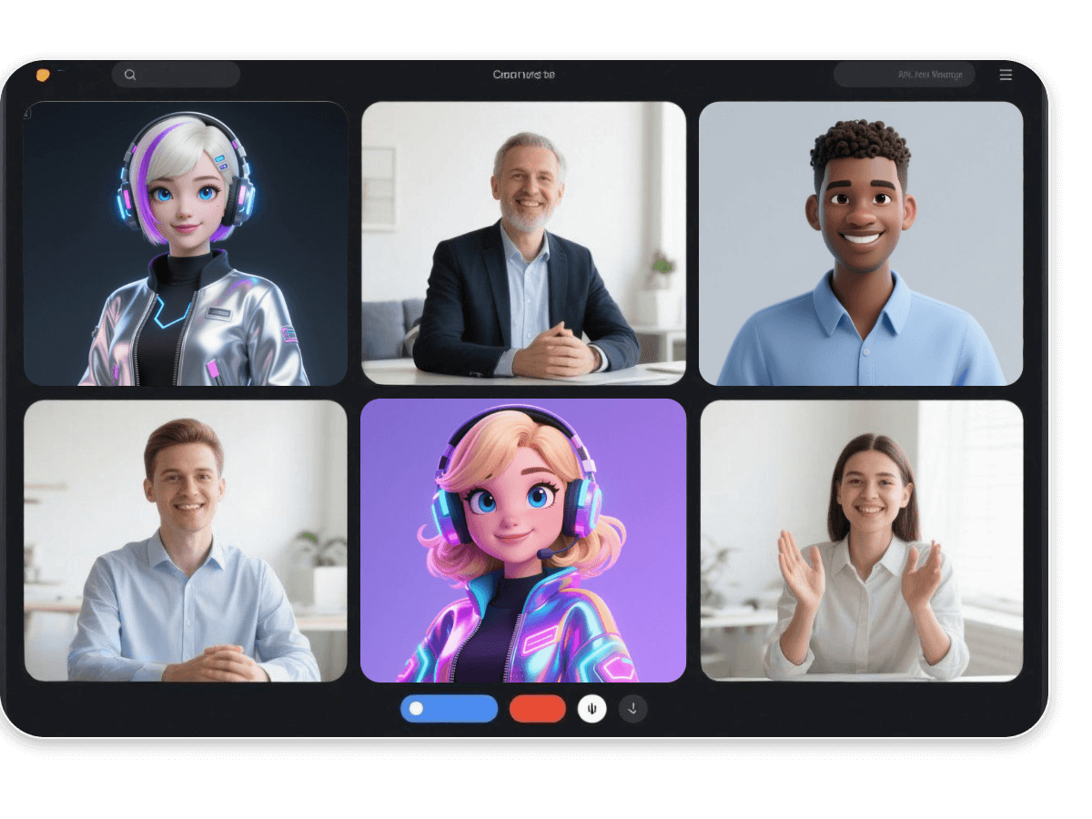 Classes and meetings ai avatar