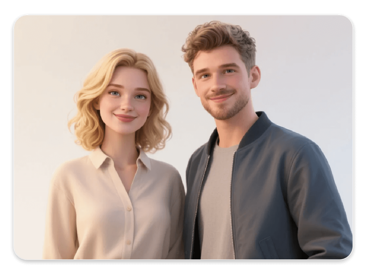 Couple or group avatar