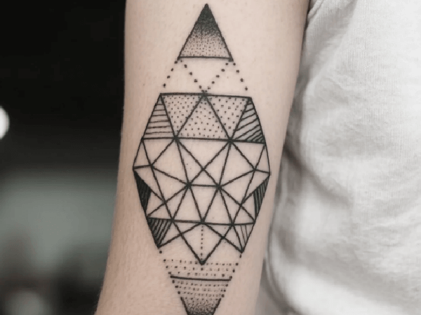 Create a black and white pattern and virtually try it on an arm as a tattoo