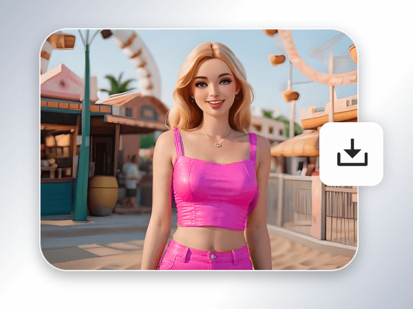 Download the output generated by ai
