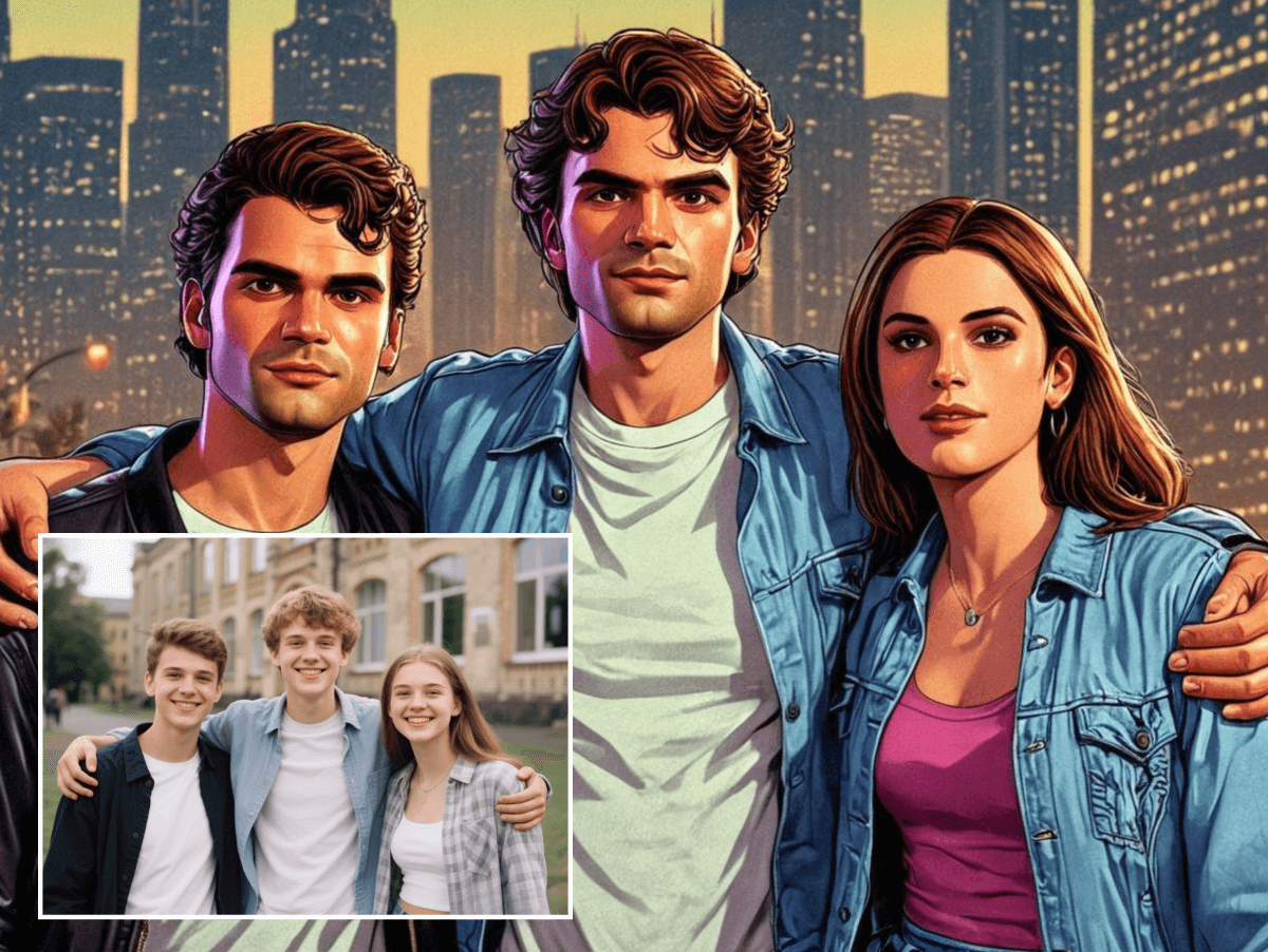 Facewow gta filter for group pictures