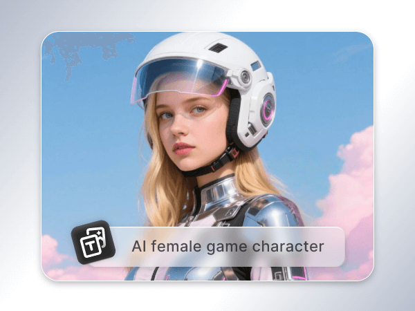 Generate a futuristic ai girl and apply it to game design