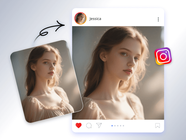 Generate an ai fairy like realistic girl and share it on social media