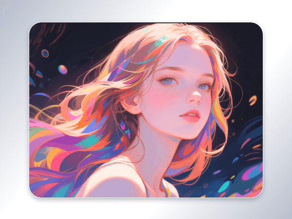 Generate an ai fantasy anime girl and use it as an illustration