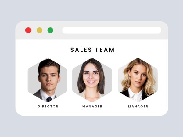 Headshots for company and team pages