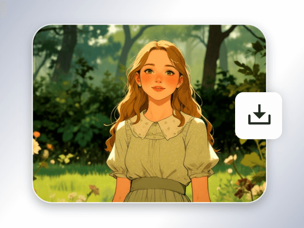 Step 3 download the manga version of a young girl photo