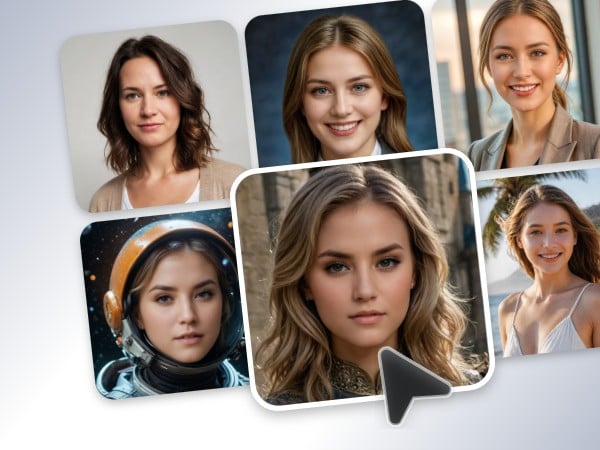 Step 3 select from versatile realistic and creative portrait styles