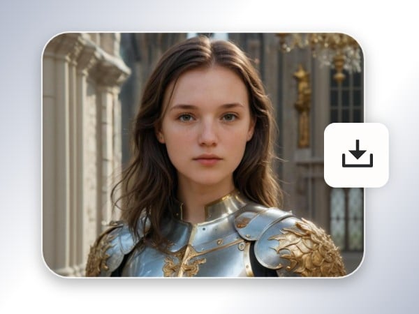 Step 4 download the AI generated portraits in a batch for free