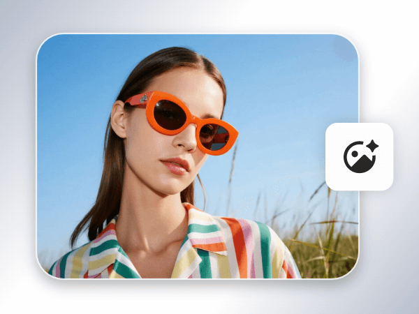 Upload a photo of a young girl with sunglasses