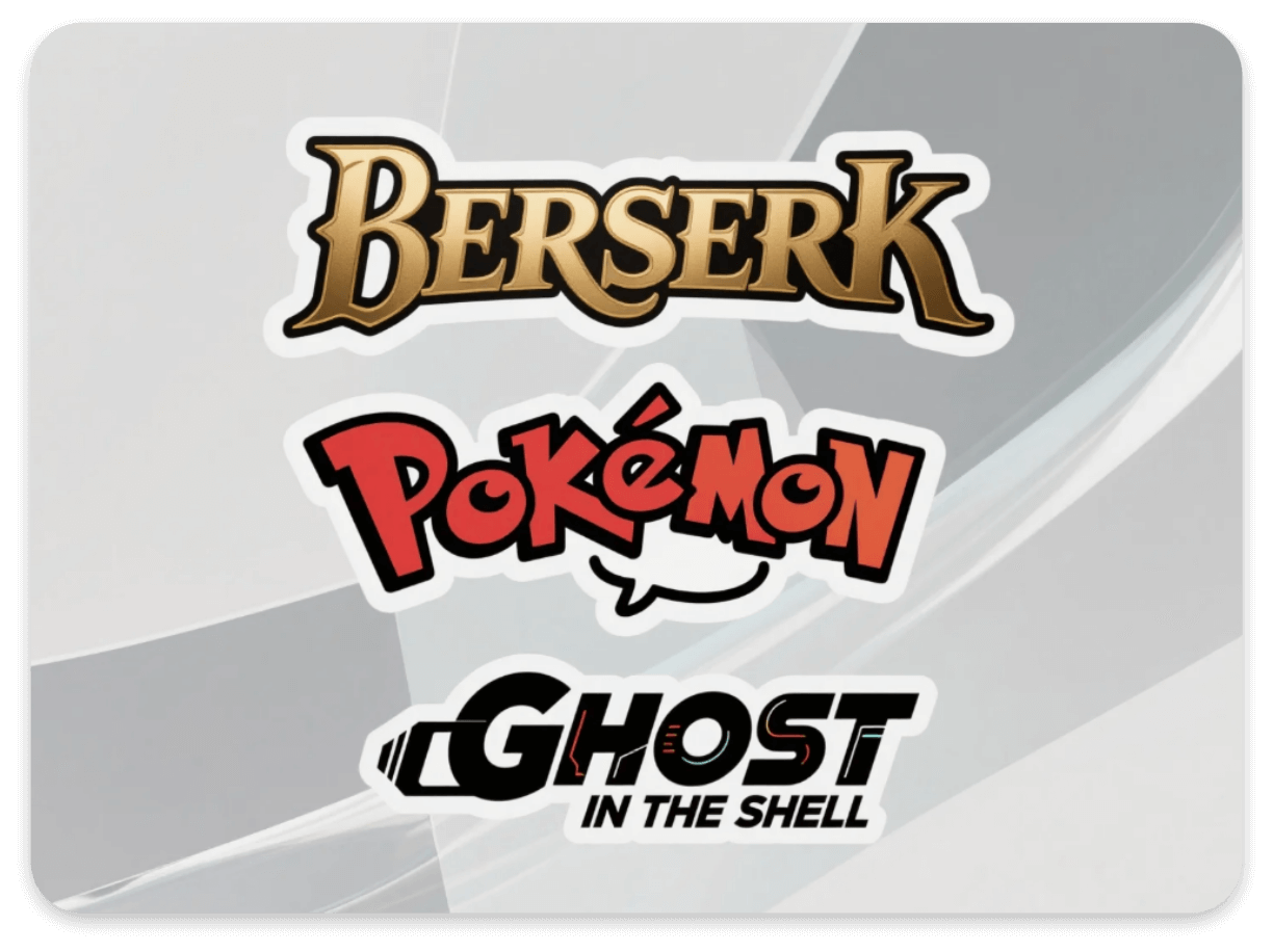 Create a logo using anime filters