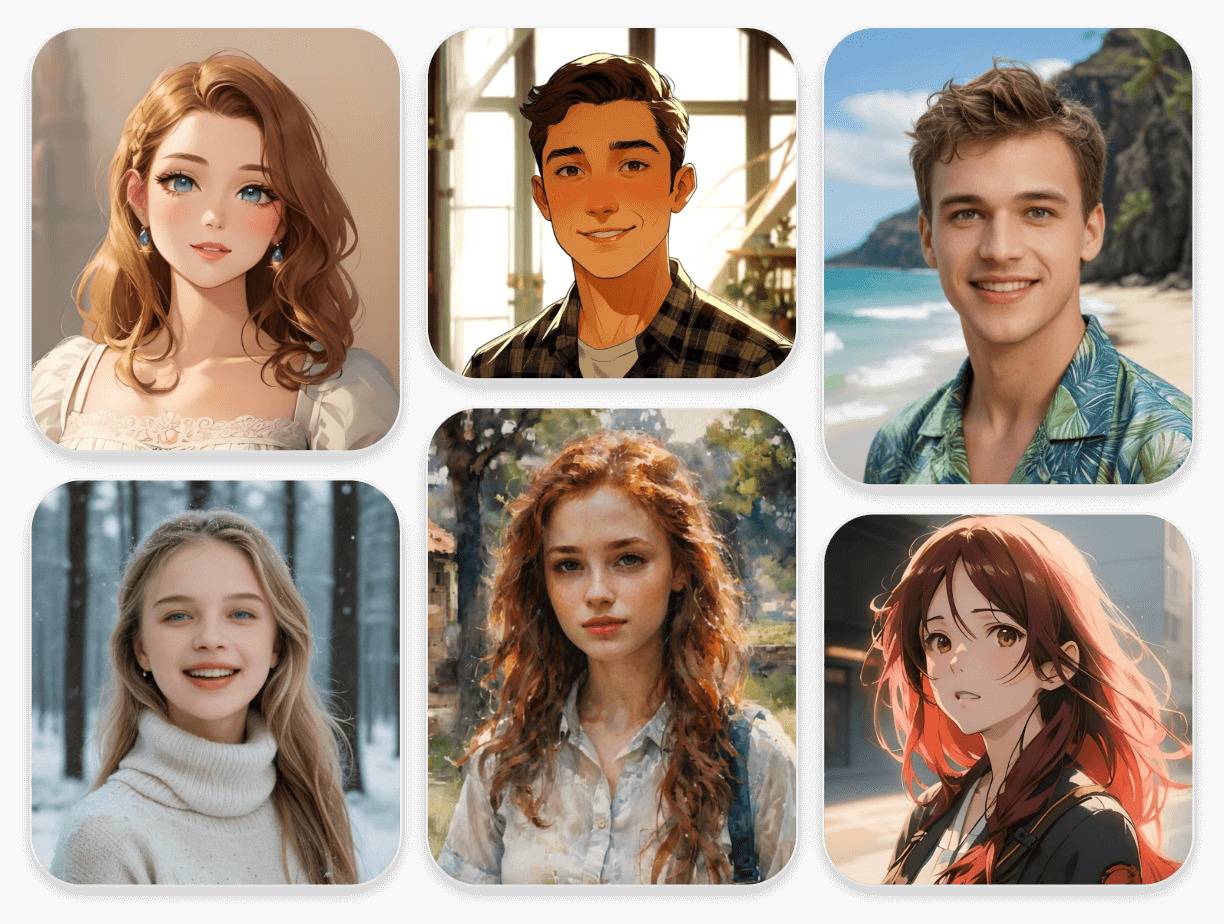 Customize your avatar with unique scenes