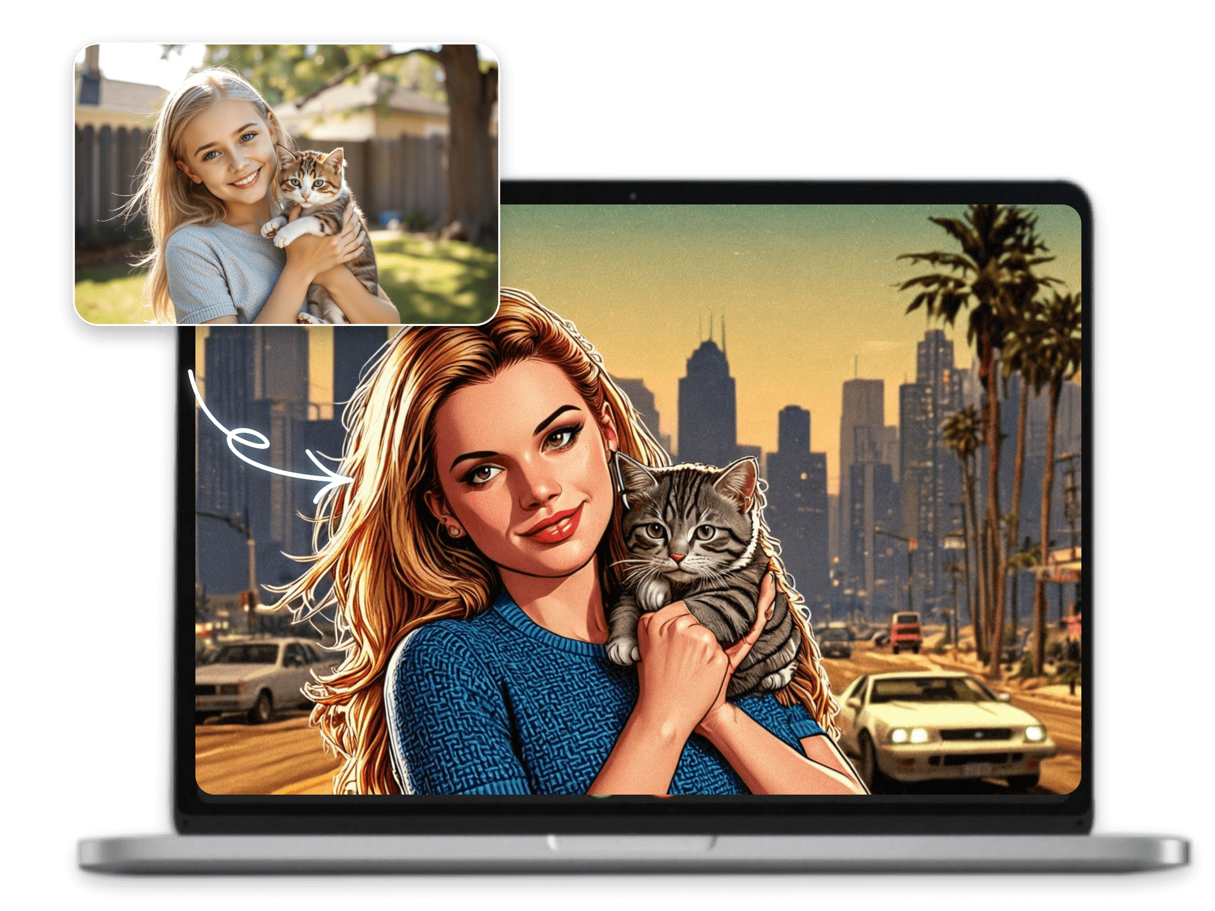 Design custom wallpapers using a gta filter