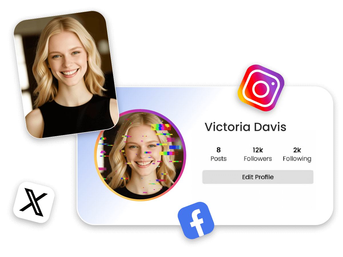 Design eye catching profile pictures