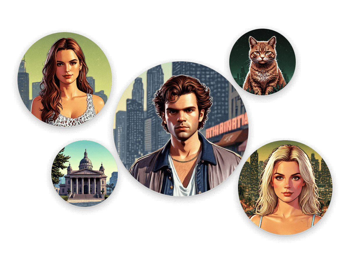 Gta filter works on portraits pets cars and more