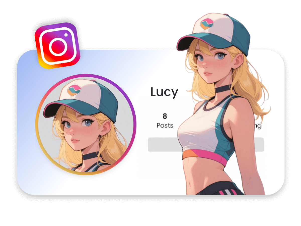 Make a unique anime girl pfp with facewow ai anime girl generator