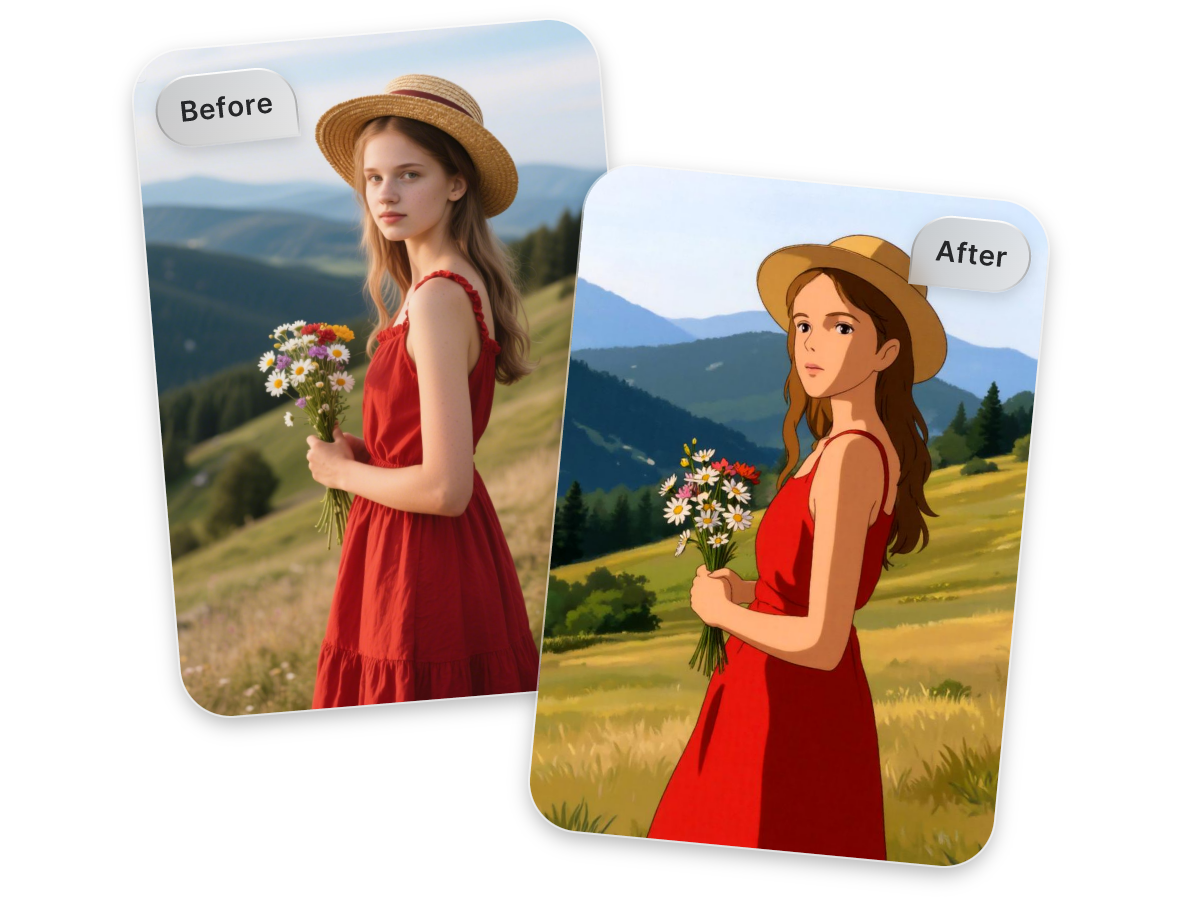 Make anime portrait photos for entertainment