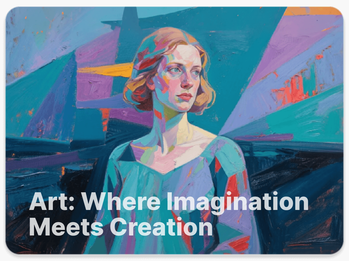 Use art images for visual design