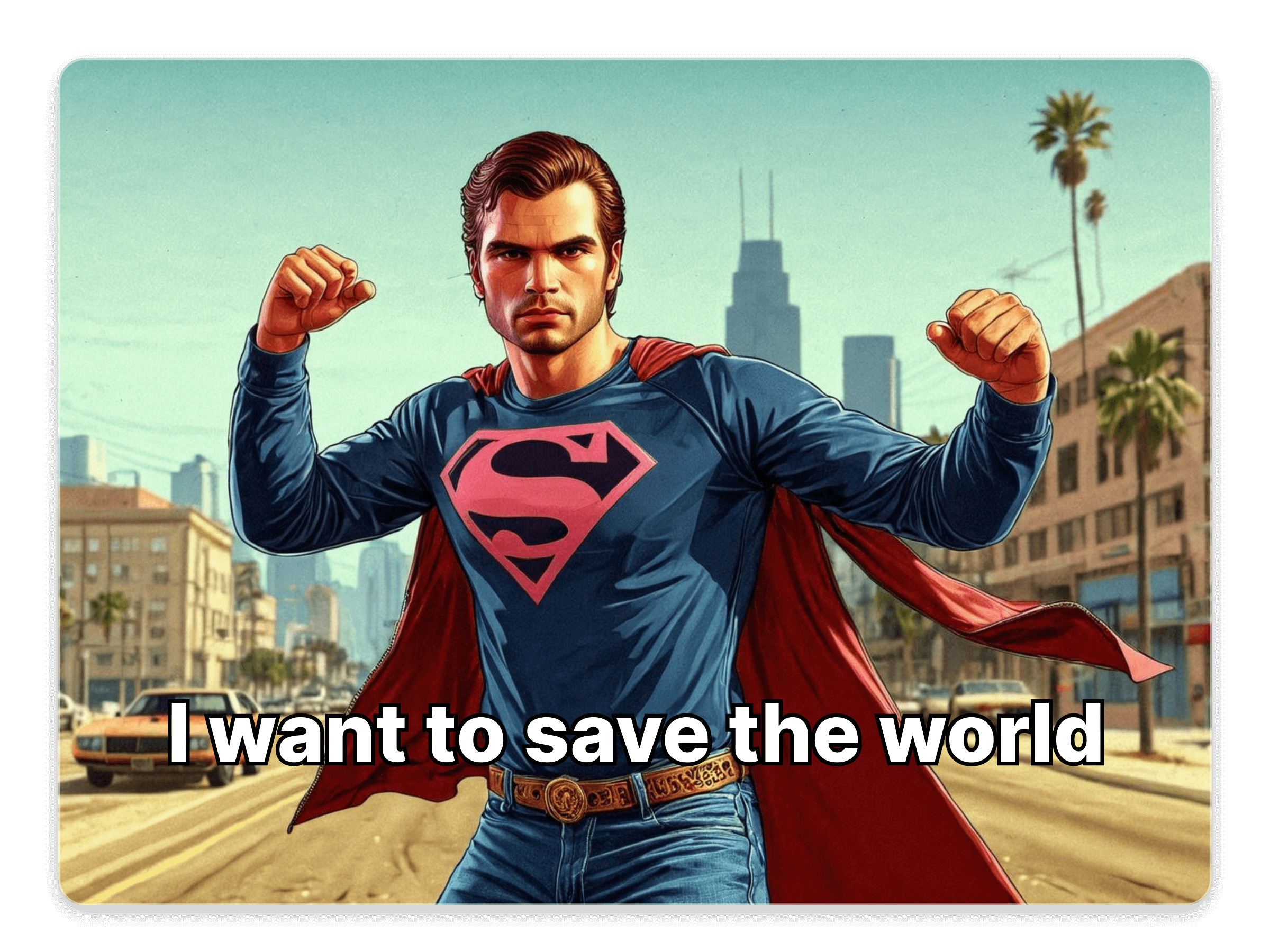 Viral memes with the gta filter