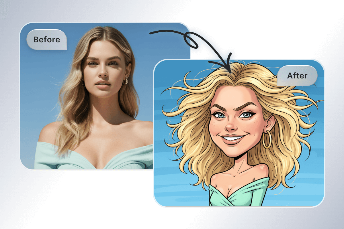 Facewow caricature maker feature page banner image